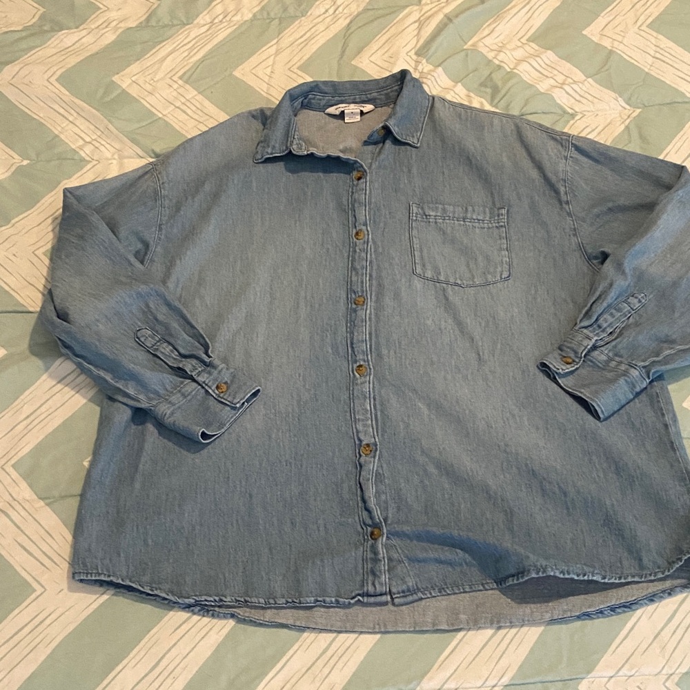 Denim Button Down Shirt